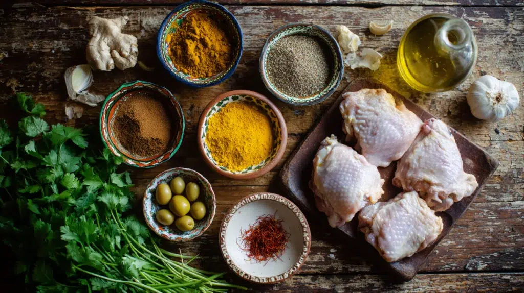 moroccan chicken tagine ingredients