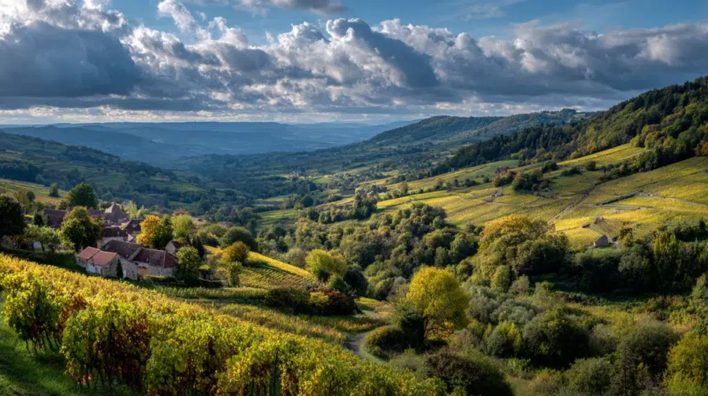 Burgundy region in france