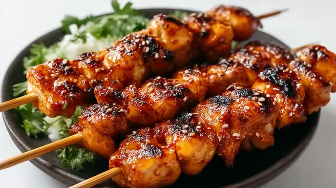 Gochujang Grilled Chicken Skewers recipe