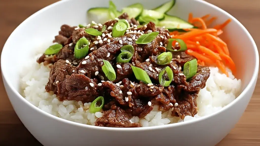 Korean Beef Bowl recipe