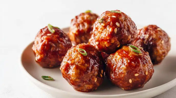 Korean gochujang meatballs recipe