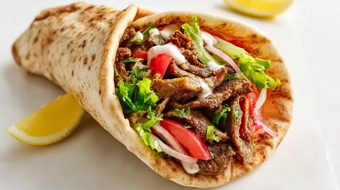 Beef Shawarma Wrap recipe