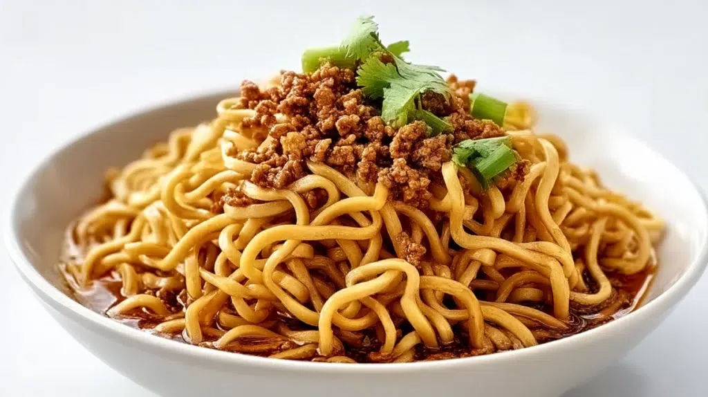 Chinese Dan Dan Noodles recipe