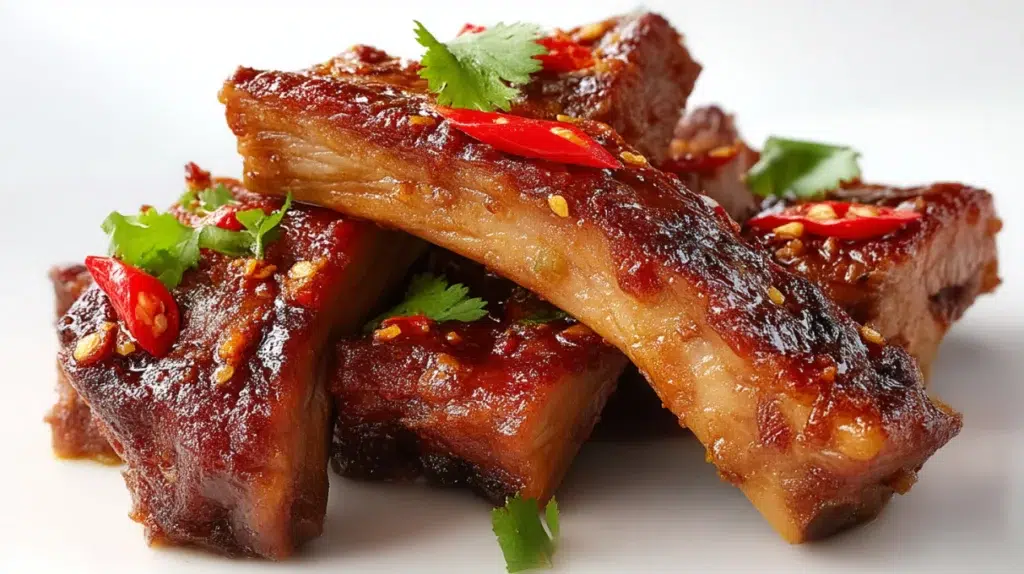 Thai Ribs with Red Curry Marinade recipe