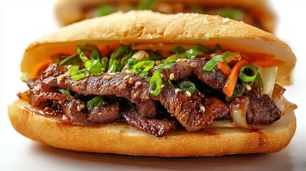 Korean Steak Sandwich recipe