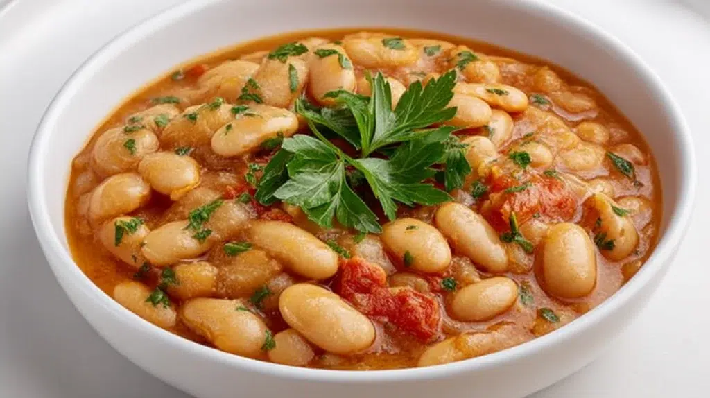 Lebanese White Bean Stew recipe