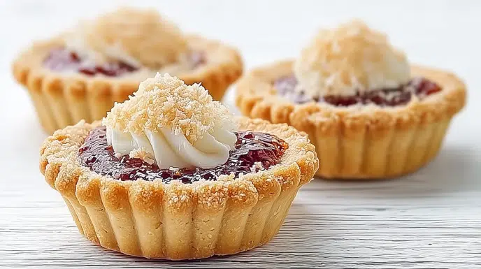 South African Jam and Coconut Tartlets recipe