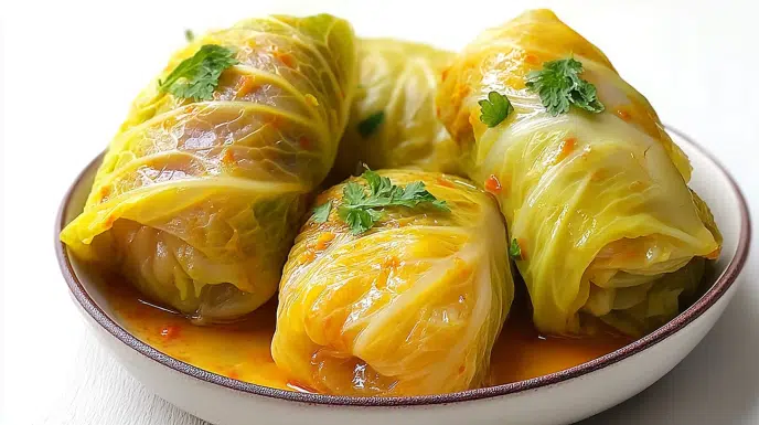 Thai Coconut Curry Cabbage Rolls recipe