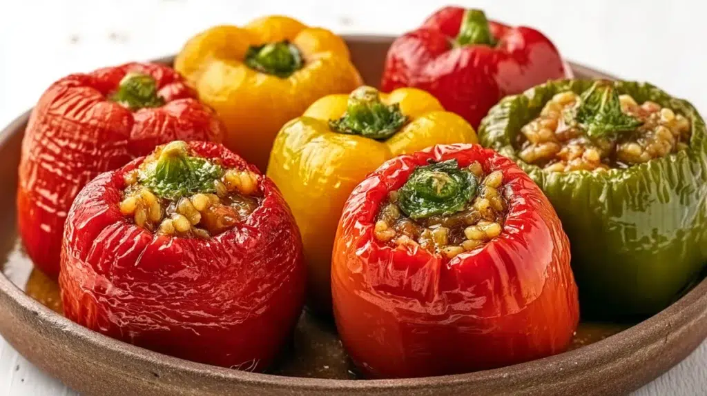 Turkish Stuffed Peppers recipe