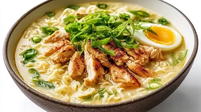 Garlic Chicken Ramen recipe