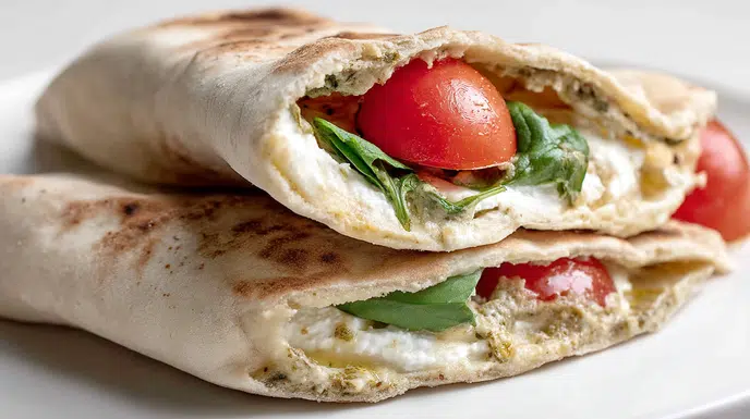 Labneh Pita Sandwich recipe